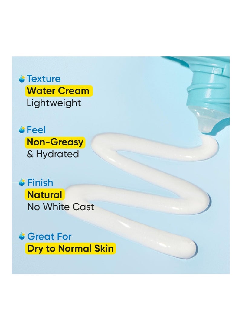 Dot & Key Blueberry Hydrate Barrier Repair Sunscreen Spf 50+,Pa++++|For Dry&Sensitive Skin|Non - Greasy Finish|No White Cast|Uv&Blue Light Protection|Broad Spectrum|For Women&Men|50G, 1 Count - Image 2