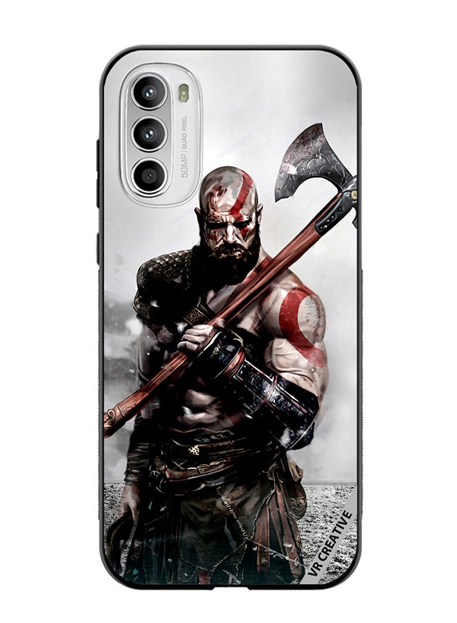 VR CREATIVE Protective Case Cover For Motorola Moto G82 God Of War Movie Design Multicolour - Image 1