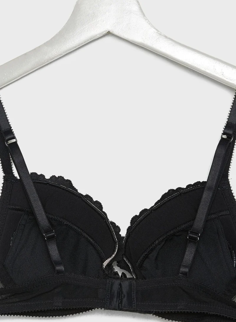 Ann Summers Lace Satin Bra