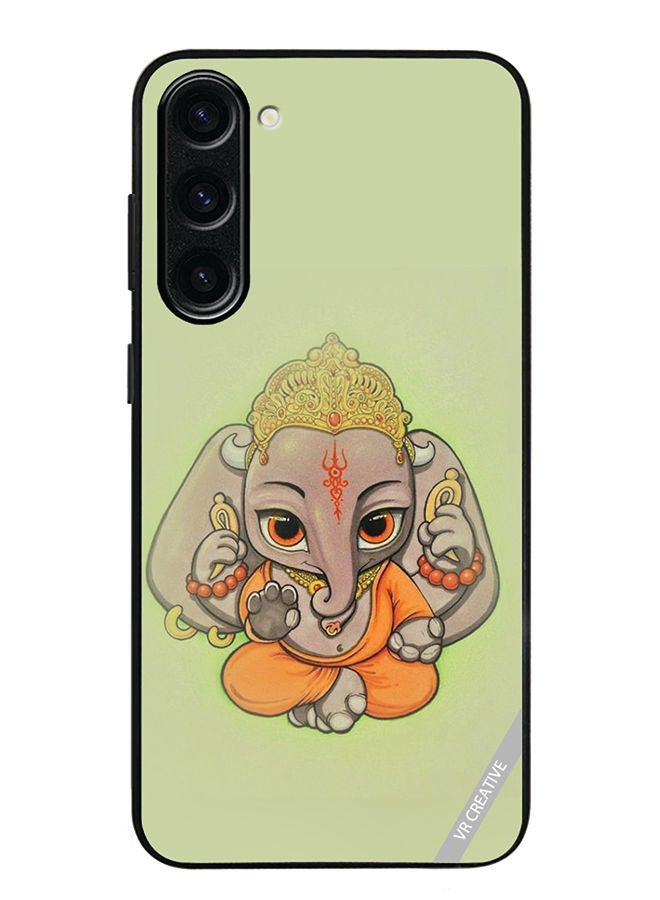 VR CREATIVE Protective Case Cover For Samsung Galaxy S23 Ganpati Bappa Design Multicolour - Image 1