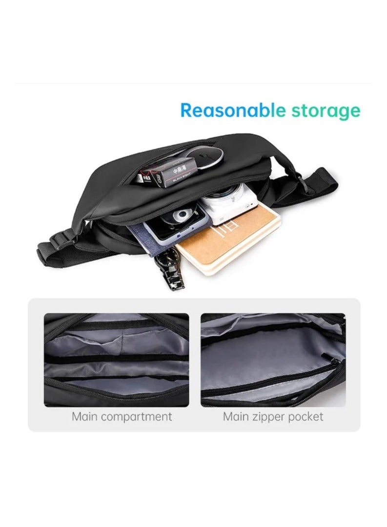 REBENUO Multifunctional bag, easy to carry, for travel, high quality, work wings, keeping papers and phone, uses, adjustable shoulder strap, gray model 9600 - Image 2