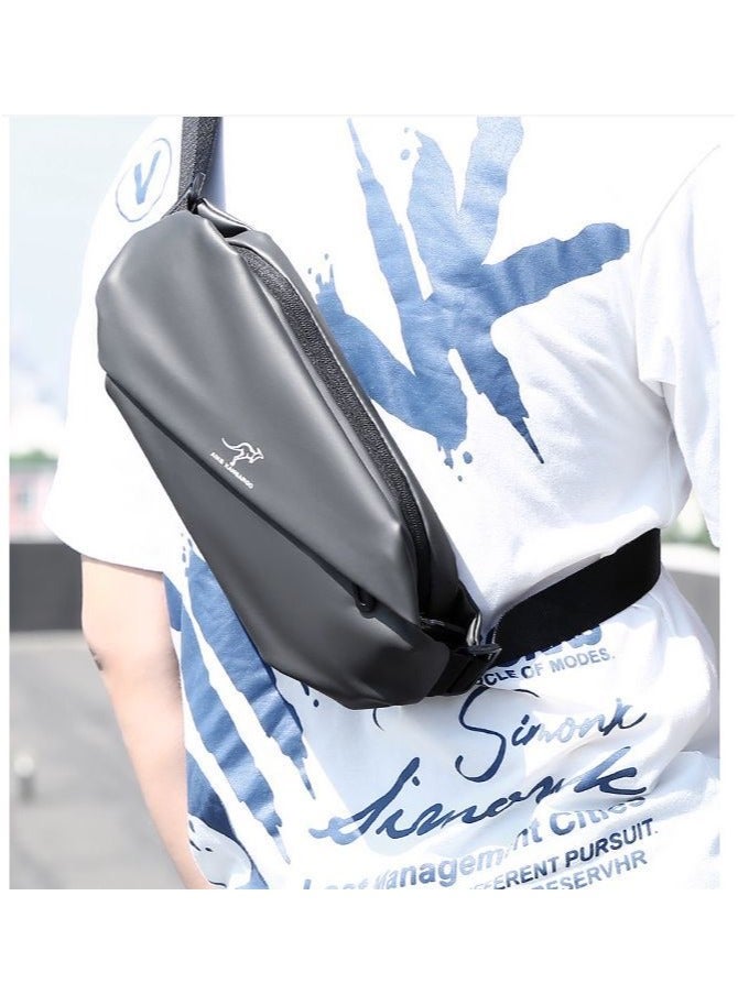 REBENUO Multifunctional bag, easy to carry, for travel, high quality, work wings, keeping papers and phone, uses, adjustable shoulder strap, gray model 9600 - Image 5