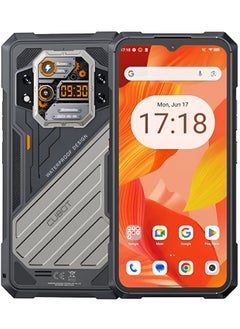 KingKong X Rugged Smart Phone 5G Android 14 16GB+256GB 2.4K 6.58-inch FHD+IPS Display Dual SIM 32MP+100MP Camera 10200mAh Battery NFC/ Fingerprint/ OTG Black
