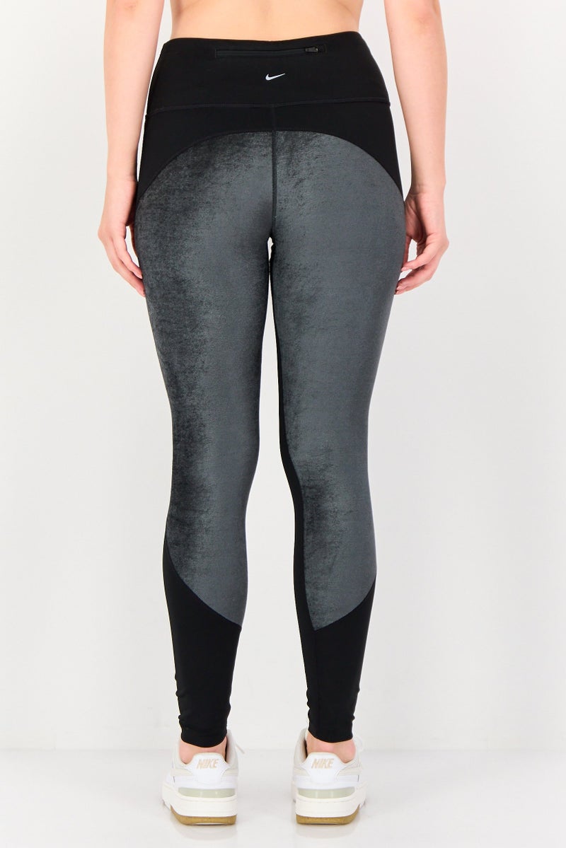 Nike Women Sportswear Fit Drawstring Training Leggings, Black - Image 4