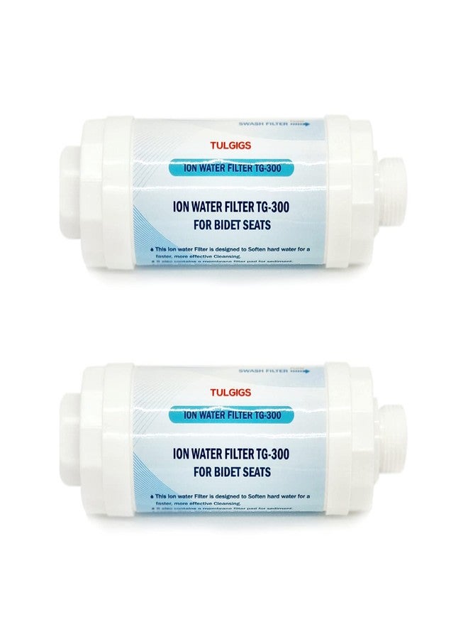 TULGIGS ION Filter TG300 - Premium Bidet Water Filter Set for Electronic Bidet Toilet Seats (2Pieces) - Image 1