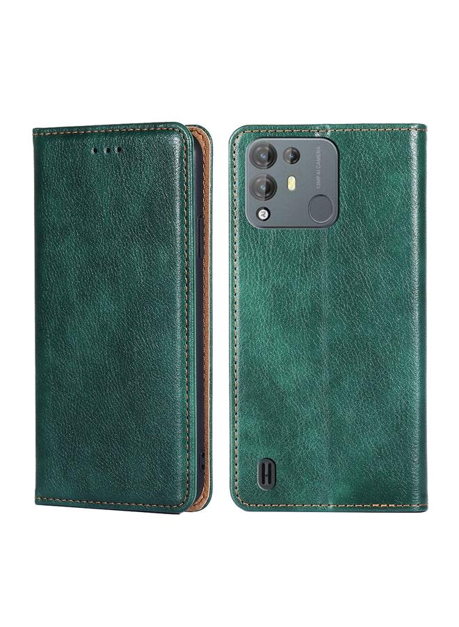 S-TOP Case For Blackview A55 Pro Pure Color Magnetic Leather Phone Case - Image 1