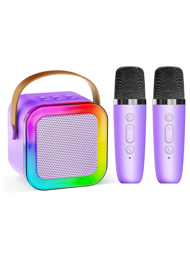 Arabest Mini Karaoke Machine for Adults, Portable Bluetooth Speaker with Wireless Karaoke Microphone, Toys for 3-12 Years Old Boys Girls - Image 1