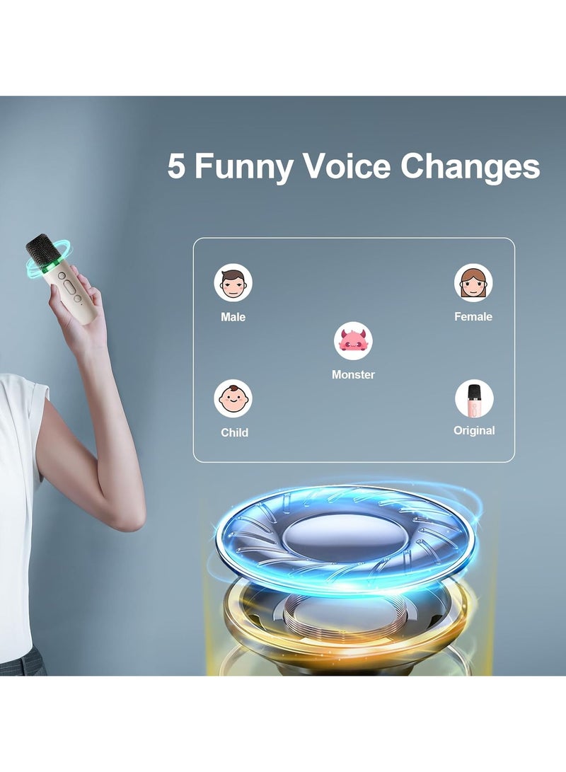 Arabest Mini Karaoke Machine for Adults, Portable Bluetooth Speaker with Wireless Karaoke Microphone, Toys for 3-12 Years Old Boys Girls - Image 4