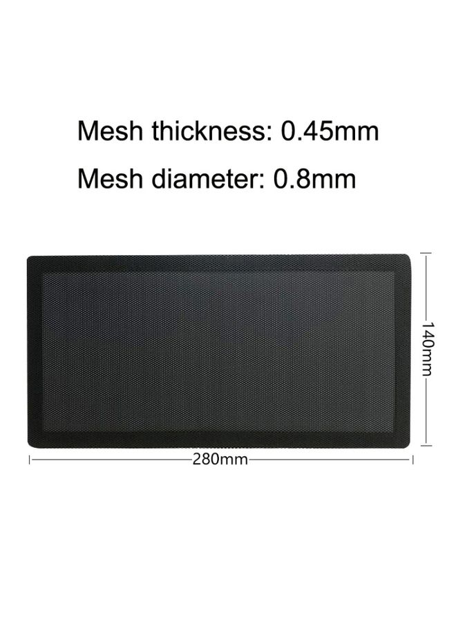 BURAQ 10pcs 14x28cm Encryption Version PVC Cooling Fan Dust Net Desktop Computer Industrial Fan Filter Cover  - Image 2
