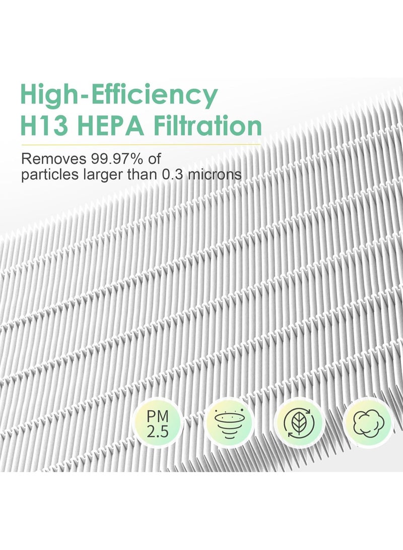 Captaintech Replacement Filter for Dyson Air Purifier with Cleaning Brush, H13 Grade HEPA + Carbon Filter Compatible with HP04 TP04 DP04 PH04 HP09 TP09 HP07 TP07 HP06 TP06 - Image 5