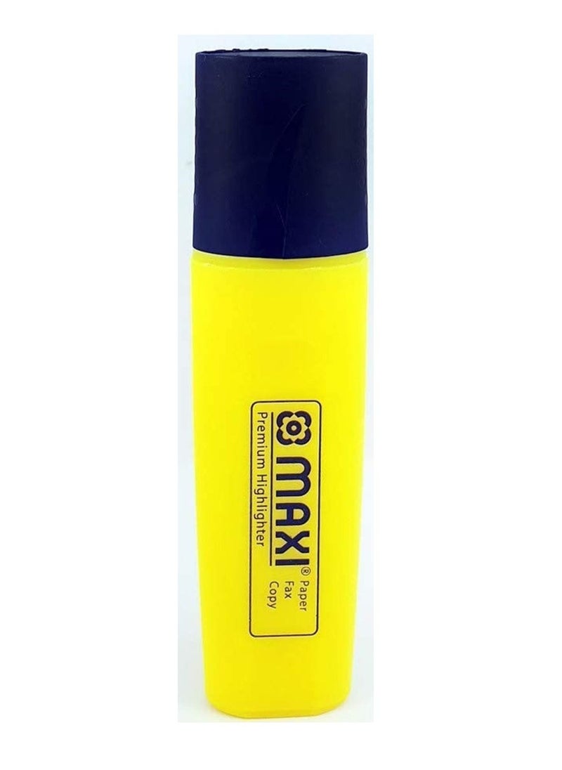 Maxi - 10-Piece Highlighter Yellow - Image 1