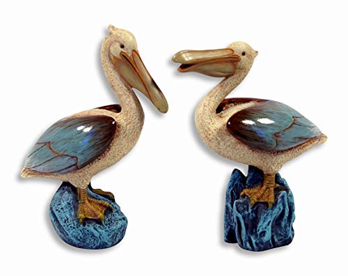 SC Hand Painted Lover Pelican Bird Couple Figurine 4.75" (Set of 2) - Image 4