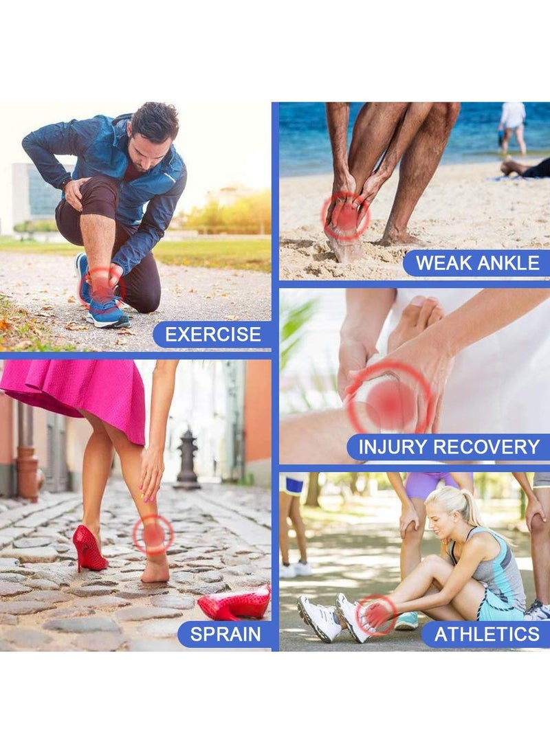 Sweet seven Breathable Neoprene Ankle Support - Compression Brace for Sports Protection, Arthritis, Plantar Fasciitis, Men & Women  - Image 3