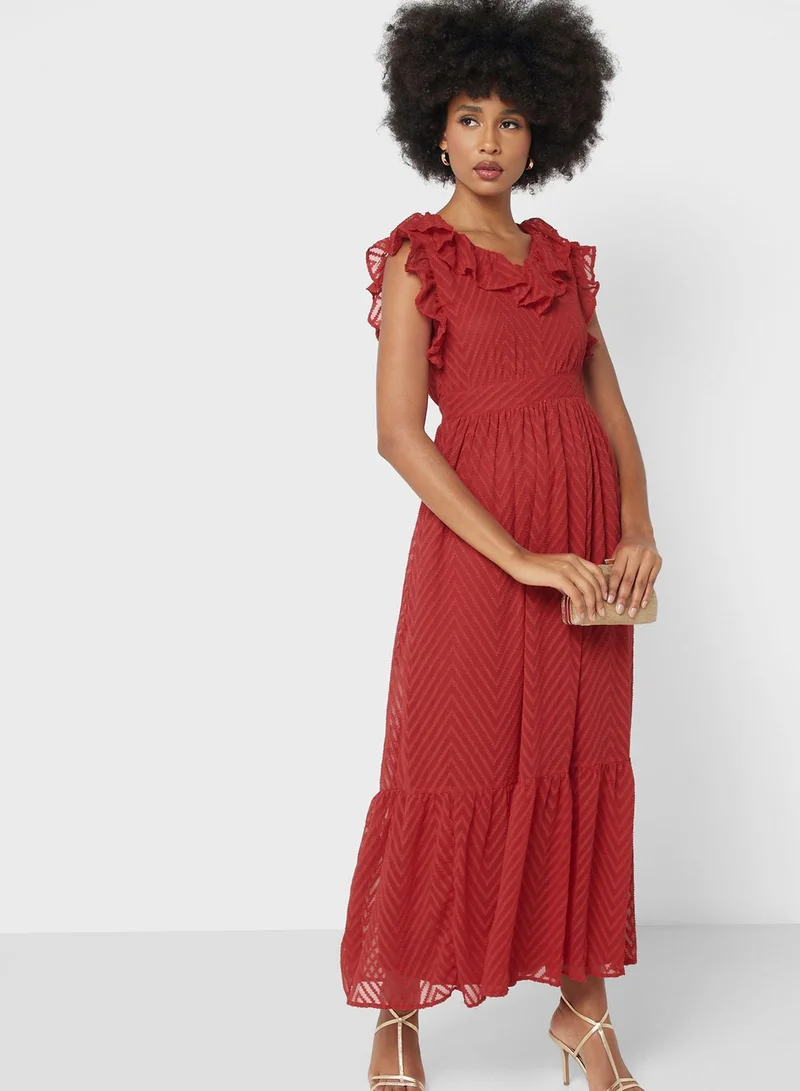 ELLA Ruffle Sleeve Dress