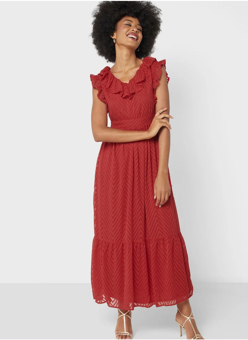 ELLA Ruffle Sleeve Dress