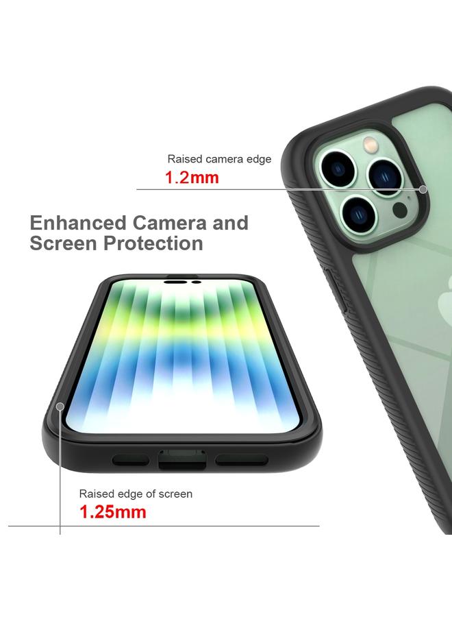 اس-توب جراب لهاتف iPhone 14 Pro Max بلون سادة من مادة البولي يوريثين الحراري + سماء نجمية - Image 4