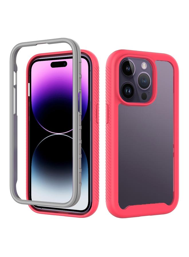 اس-توب جراب لهاتف iPhone 14 Pro Max بلون سادة من مادة البولي يوريثين الحراري + سماء نجمية - Image 1