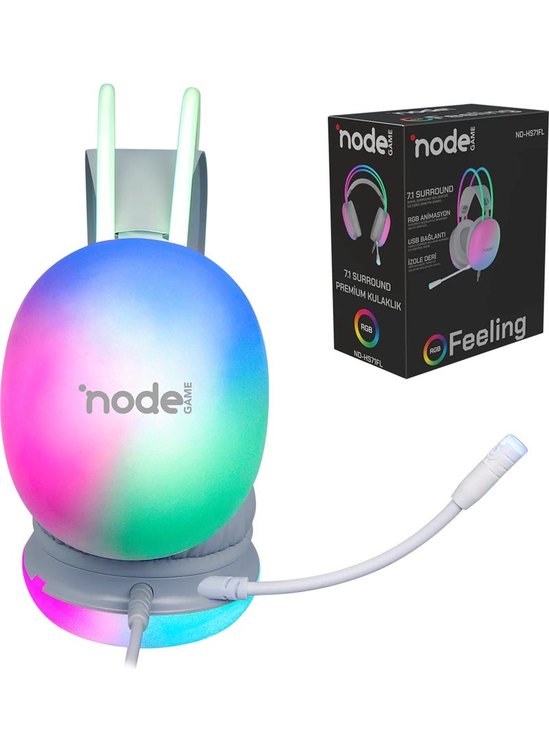Node Game NodeGame ND-HS71FLBW 7.1 Headset  - Image 2