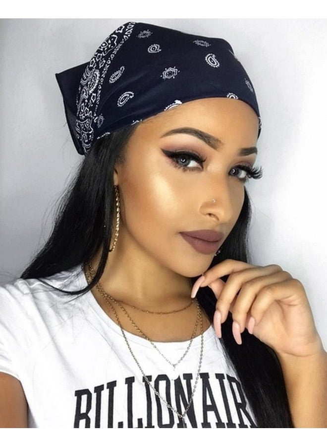 TOBATOBA Hairband, 5 Pcs Bandanas For Women Elastic Headbands, Hair Kerchief Head Scarf, Non Slip Paisley Headbands Hair Accessories For Women Girls - Image 4