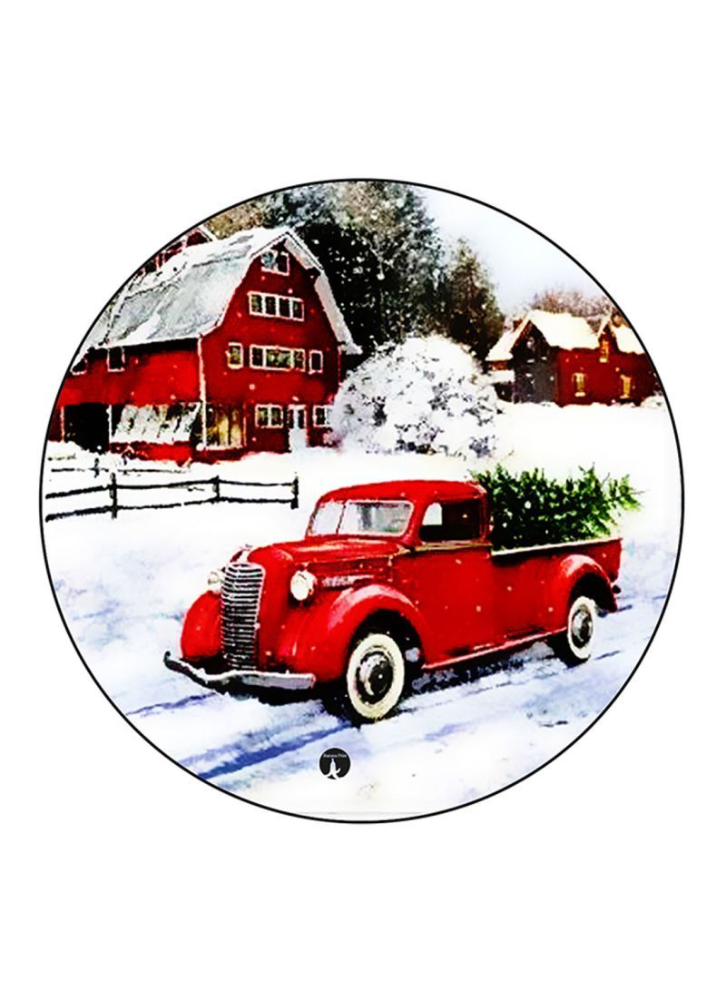 Vintage Art Printed Mouse Pad  Multicolour