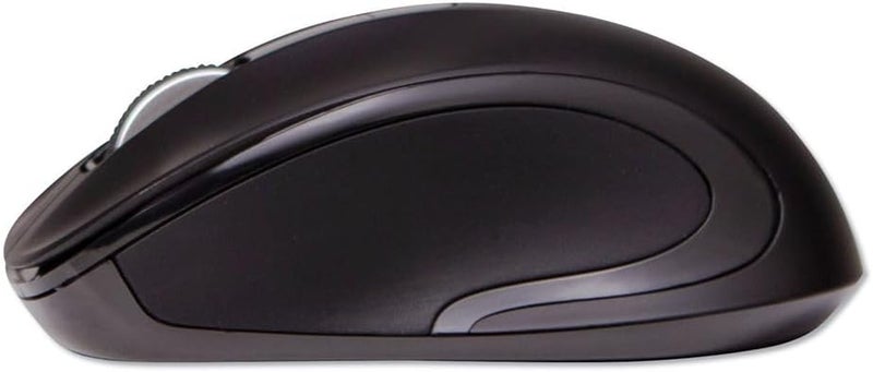 Innovera IVR61500 24 GHz Frequency26 ft Wireless Range Right Hand Use MidSize Wireless Optical Mouse with Micro USB  Black - Image 3