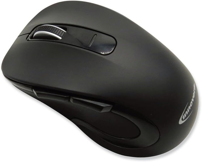 Innovera IVR61500 24 GHz Frequency26 ft Wireless Range Right Hand Use MidSize Wireless Optical Mouse with Micro USB  Black - Image 1