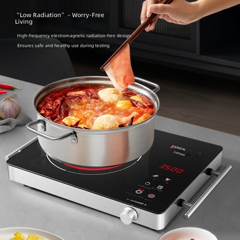 DeMata Seven-Ring Electric Ceramic Cooker - 3500W High-Power Multi-Function Home and Commercial Use - Image 3