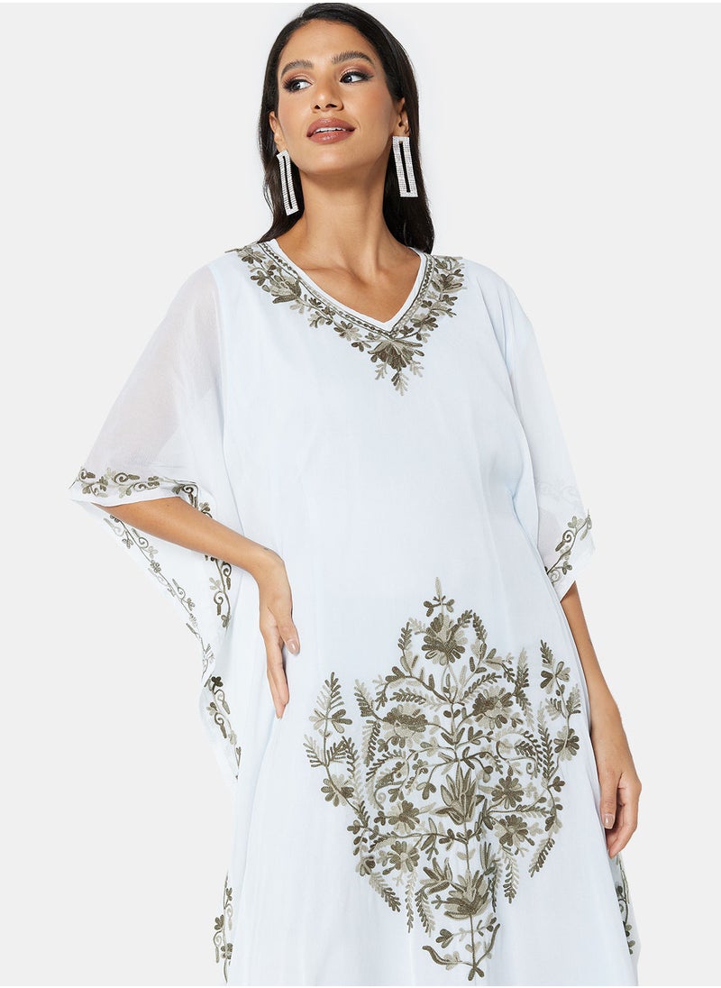 ARABIAN CLOSET EMBROIDERED KAFTAN  - Image 3