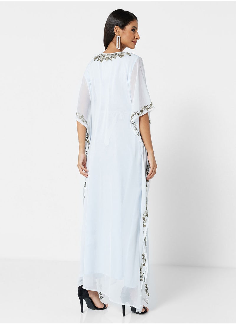ARABIAN CLOSET EMBROIDERED KAFTAN  - Image 2