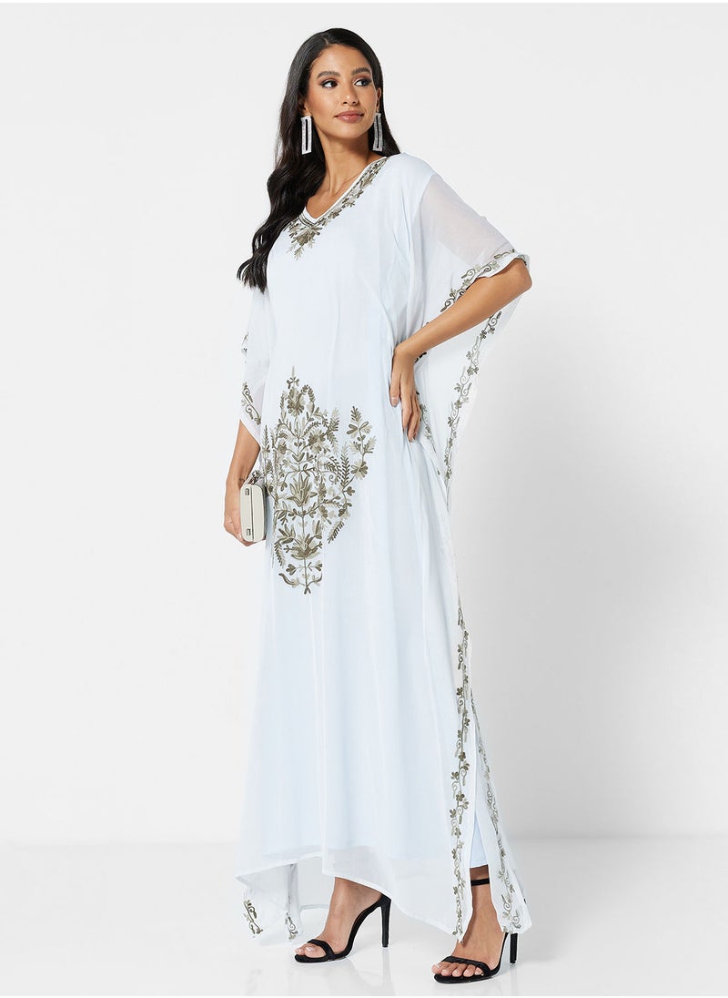 ARABIAN CLOSET EMBROIDERED KAFTAN  - Image 4