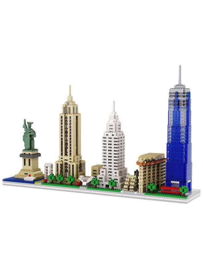 DOVOB Architecture New York Skyline Micro Mini Blocks Building Set 3048 Pieces Bricks 3D Puzzle Collection Model Kit As Gift For Adults Or Kids - Image 2