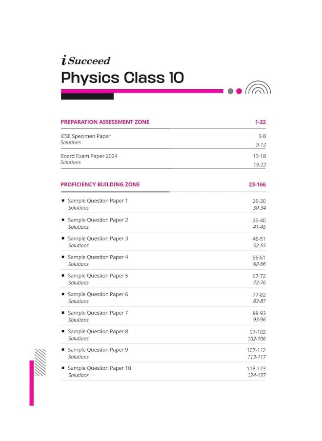 null - Arihant i Succeed ICSE Physics Class 10th for Exam 2025 | Detailed Explanations | Value points and Common Mistakes | Fully Solved Board Paper 2024 - Image 1