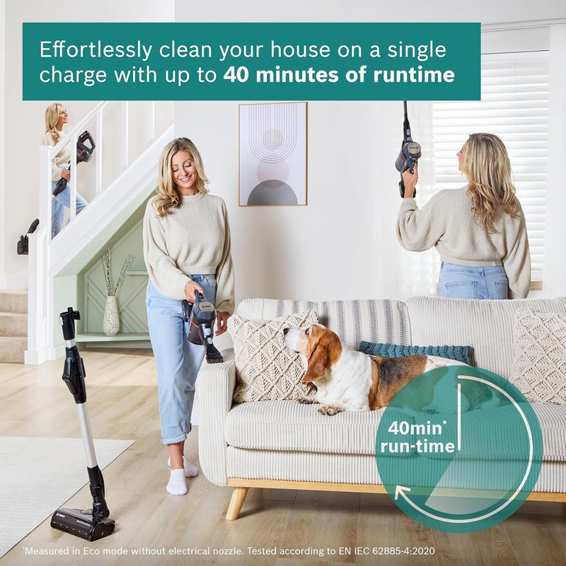 Bosch Cordless Stick Vacuum Cleaner, Unlimited 7 400 W BCS711GB Graphite - Image 4