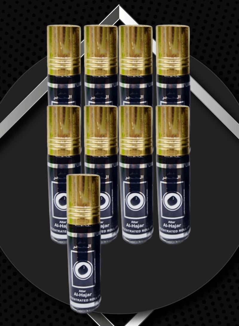 احلا 9 قطع عطر أهلا الحجر رول مركز 6 مل - Image 1