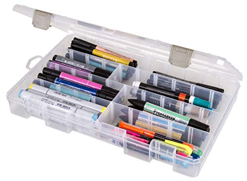 ArtBin Large Solutions Box Clear Art & Craft Organizer with Dividers - Plastic Storage Case for Convenient and Versatile Storage - Ideal for Various Craft Supplies - Image 5