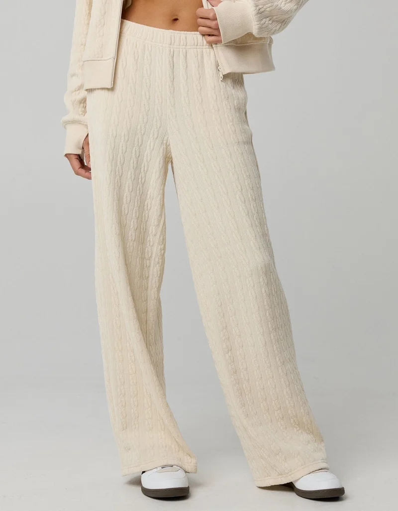 Aerie  OFFLINE By Aerie Cable Lounge Trouser for Women | Best Price UAE