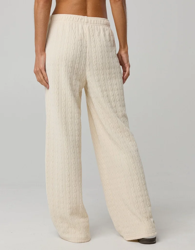 Aerie  OFFLINE By Aerie Cable Lounge Trouser for Women | Best Price UAE