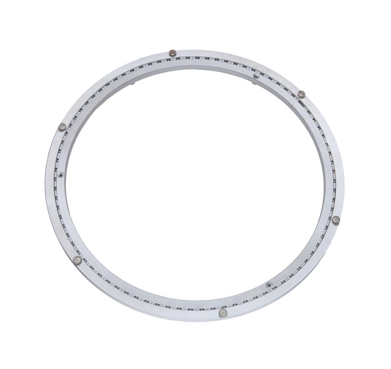 Dailydanny Dailydanny Aluminum Heavy Duty Lazy Susan Rotating Turntable Bearing Swivel Plate Hardware for DiningTable 24 inch 16mm 