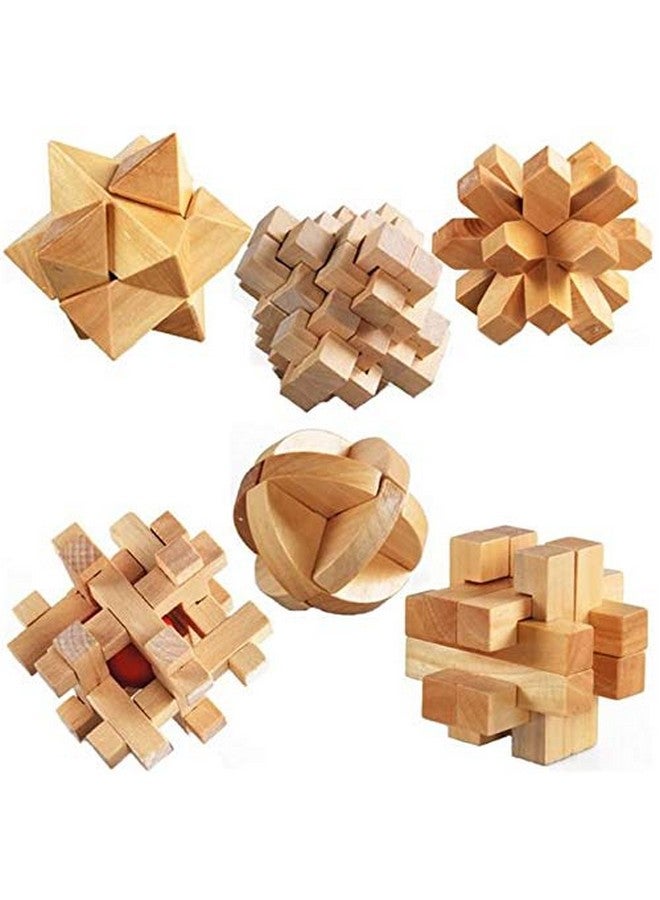 ULT-unite 3D Wooden Cube Brain Teaser Puzzle - Image 1