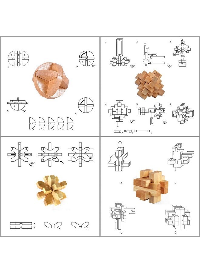 ULT-unite 3D Wooden Cube Brain Teaser Puzzle - Image 2