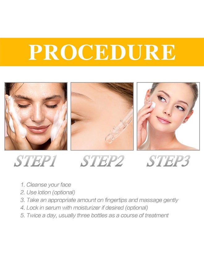 West&Month - Vitamin C Fcaial Serum - Brightening Skin Corrector for Face with Vitamin E and Hyaluronic Acid Boost Skin Collagen Hydrate and Plump Skin Anti Aging and Wrinkle Facial Serum 30ml - Image 1