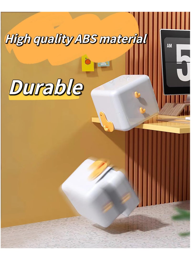 SYOSI منظم مكتب مع درجين، حامل أقلام متعدد الوظائف للمكتب، منظم درج مكتب صغير متعدد الوظائف، منظم مكتبي لمستلزمات الفن في المكتب والمنزل - Image 4