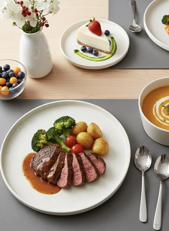 كويزين أرت طقم عشاء 12 قطعة