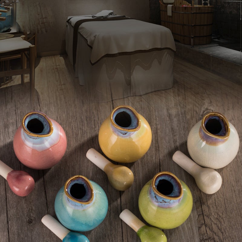 Thai Beauty Salon Essential Oil Bottle Essential Oil Pot Duckbill Bottle Ceramic Bottle Fragrance Bottle Smoked Oil Volatile Perfume Bottle Set - Image 4