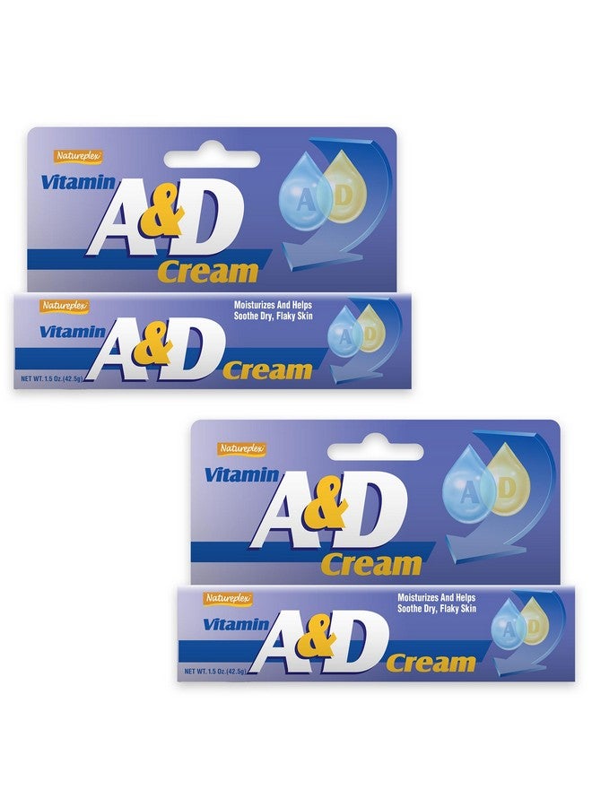 نيتشر بليكس كريم Natureplex A&D 1.5 أونصة (عبوة من قطعتين) - لعلاج طفح الحفاضات وتهيج الجلد - صنع في الولايات المتحدة الأمريكية - Image 1