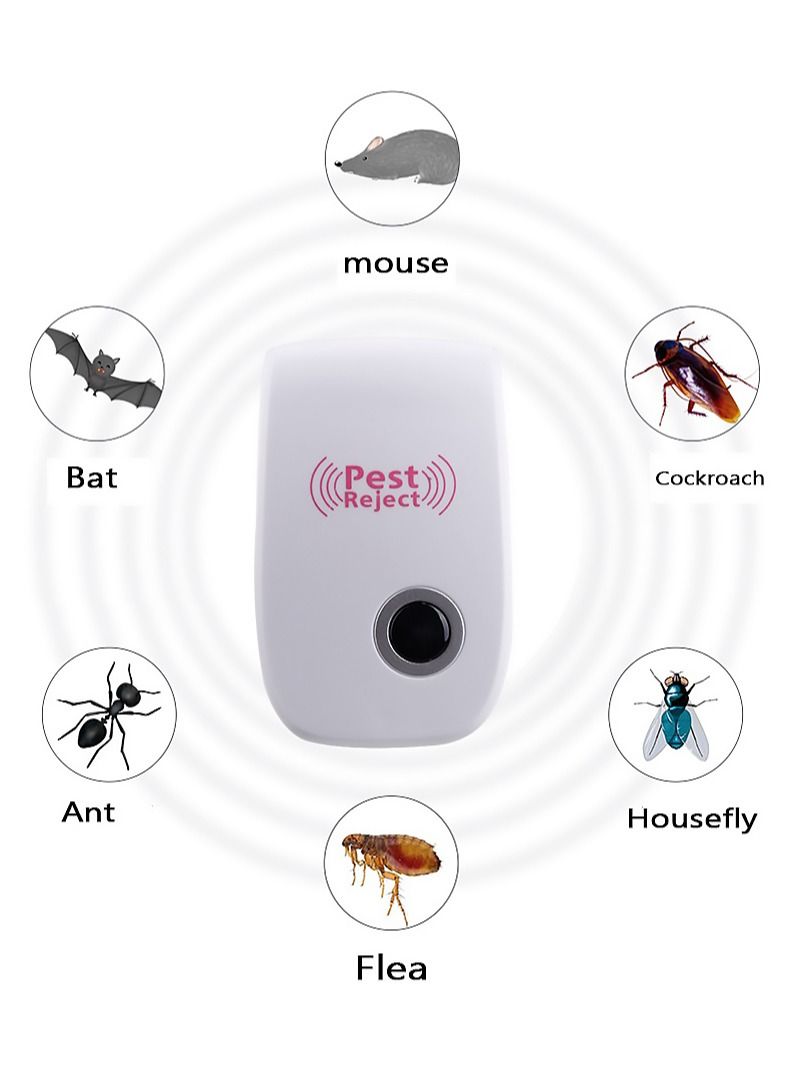 Pest Reject Ultrasonic Electronic Pest Repeller with Night Light Home Safe Mosquito Repellent for Mice Mosquitoes Ants Spiders Cockroaches - Image 3