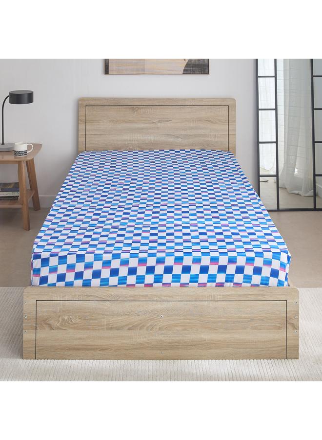 Home Box Gaming Racer Twin Microfibre Fitted Sheet - 120x200+25 cm  - Image 3