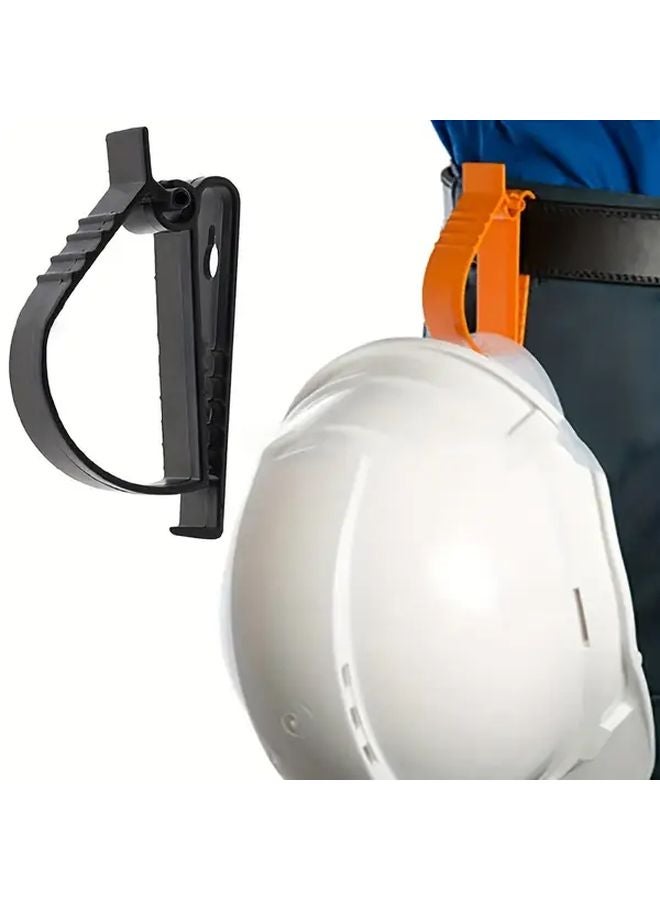 Black Multipurpose Safety Helmet Clip Earmuffs Keychain Labor Protection Grip - Image 4