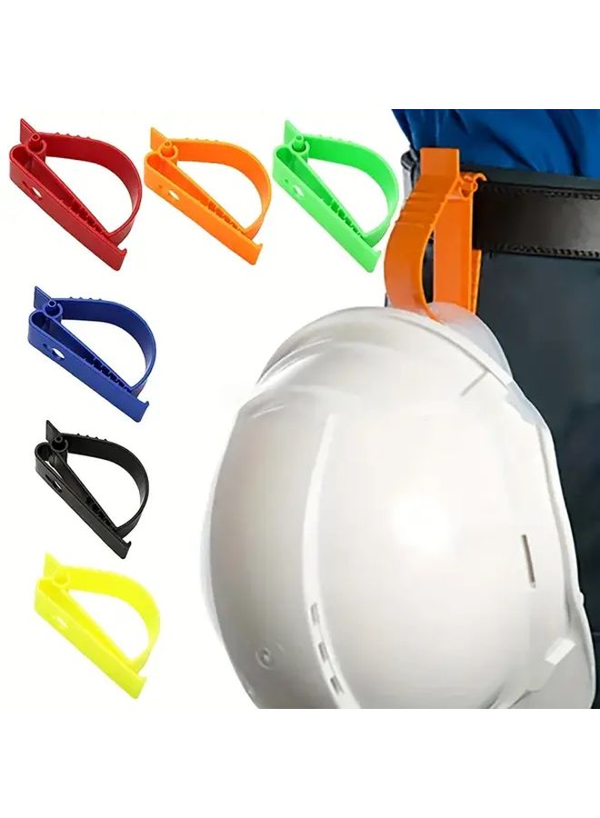 Black Multipurpose Safety Helmet Clip Earmuffs Keychain Labor Protection Grip - Image 2