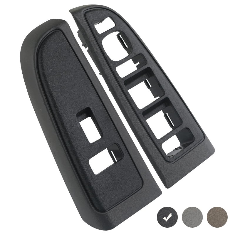 Window Switch Bezel Cover Compatible with Chevy Chevrolet Avalanche Silverado Suburban Tahoe GMC Sierra Yukon Cadillac Escalade 20042007 Replaces 89045128 89045120 Window Switch Trim Accessories